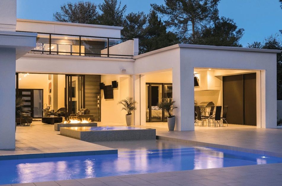 outdoor pool lighting